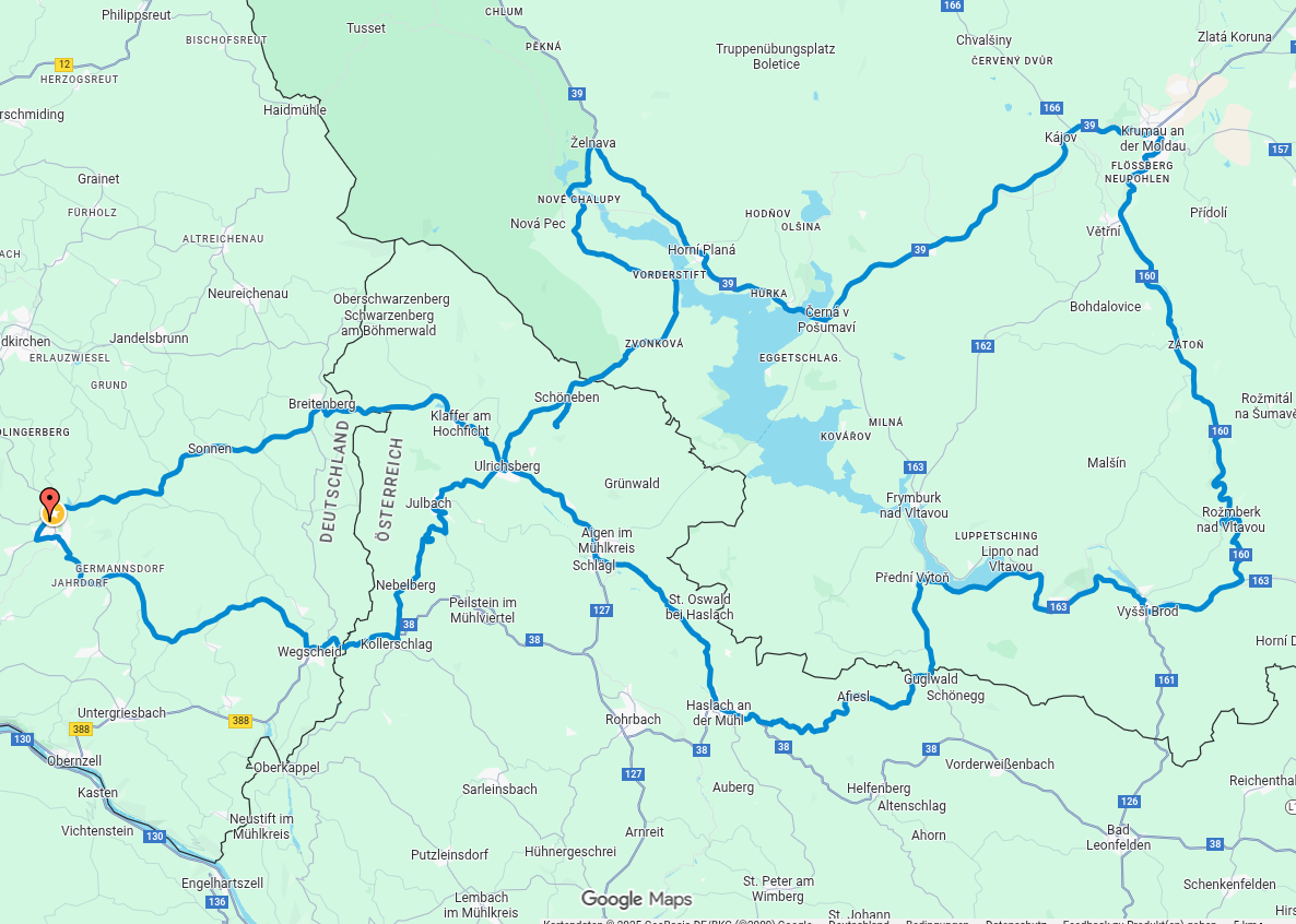 Google Maps Tourbild